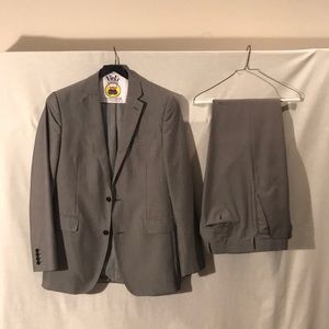 Light Grey J. Ferrar Slim Fit Suit